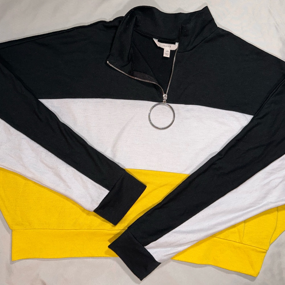 color block longsleeve pullover - Picture 1 of 6